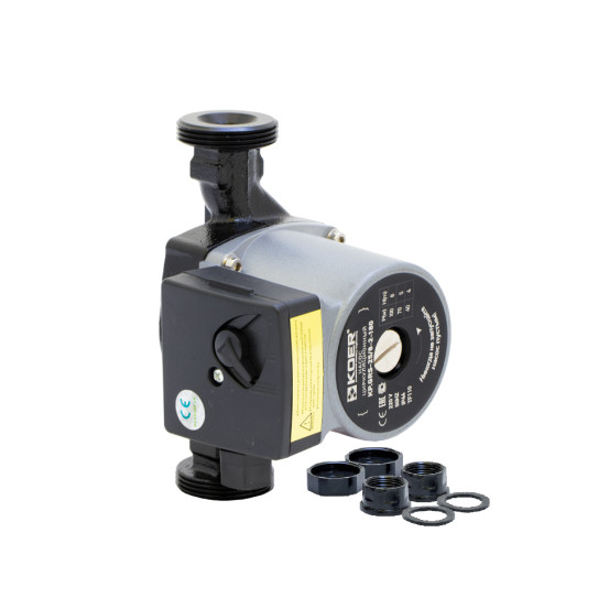 Циркуляционный насос KOER KP.GRS-25/4-180 с гайками