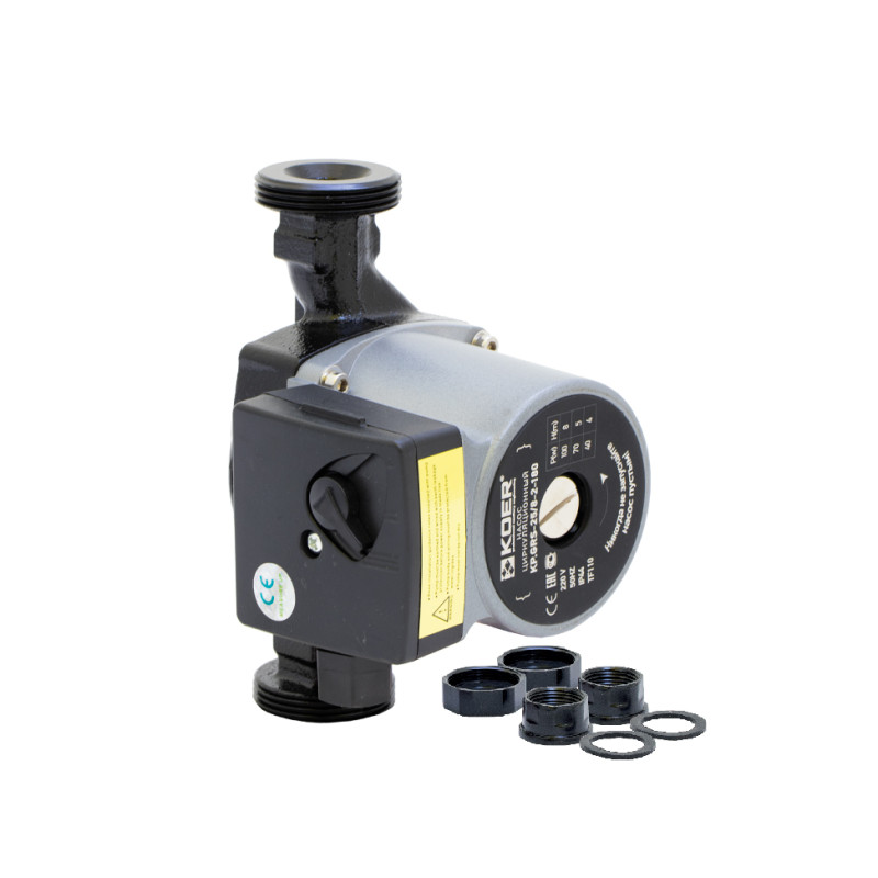 Циркуляционный насос KOER KP.GRS-25/4-180 с гайками