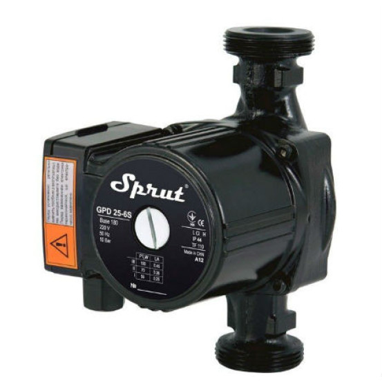 Циркуляционный насос Sprut GPD 25-6S 180 с гайками