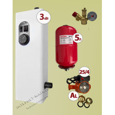 Комплект Neon Міні 3 кВт + насос + бачок + група безпеки