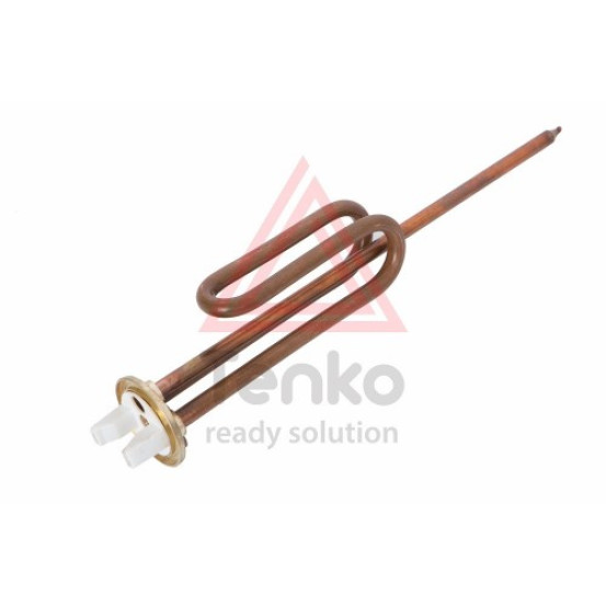 ТЭН 1,5 кВт для бойлера, фланец, медь, под анод М6, кор.ножка