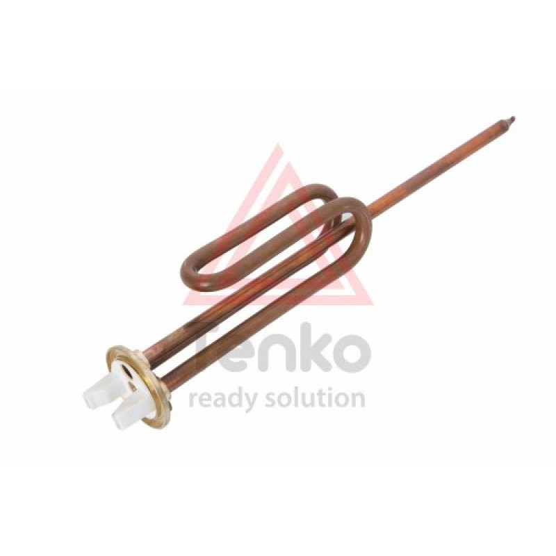 ТЭН 2 кВт для бойлера, фланец, медь, под анод М6, кор.ножка