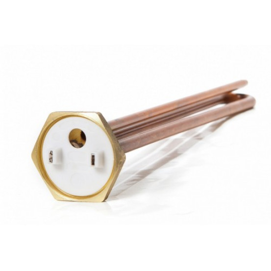 ТЭН 1,5 кВт для бойлера, гайка, медь, под анод М6